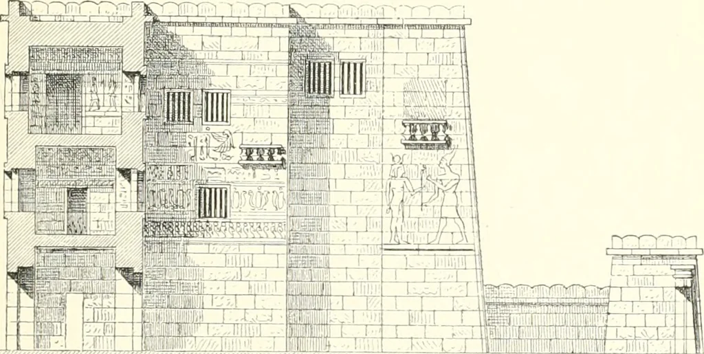 An illustration from A history of art in ancient Egypt, 1883, leaf 38