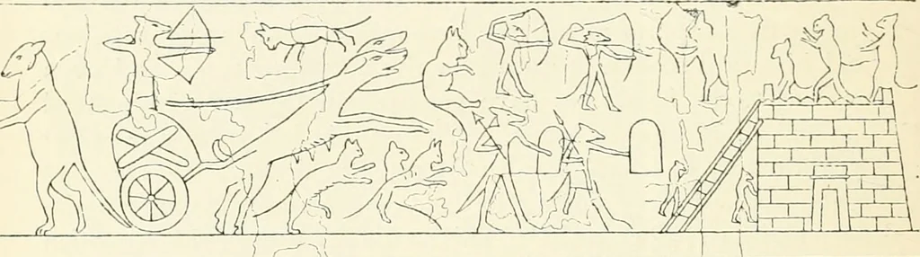 An illustration from A history of art in ancient Egypt, 1883, leaf 383