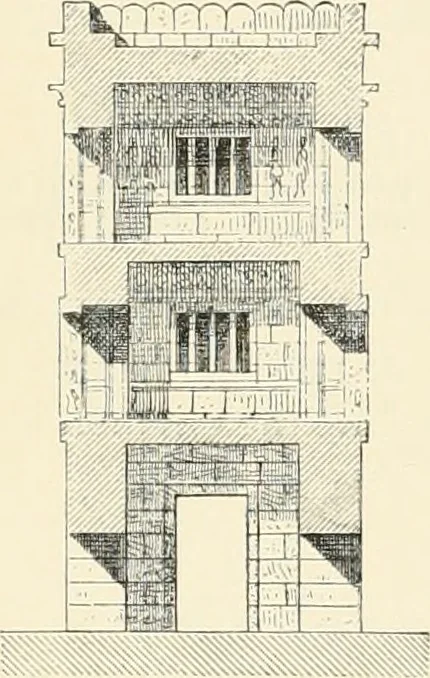 An illustration from A history of art in ancient Egypt, 1883, leaf 39