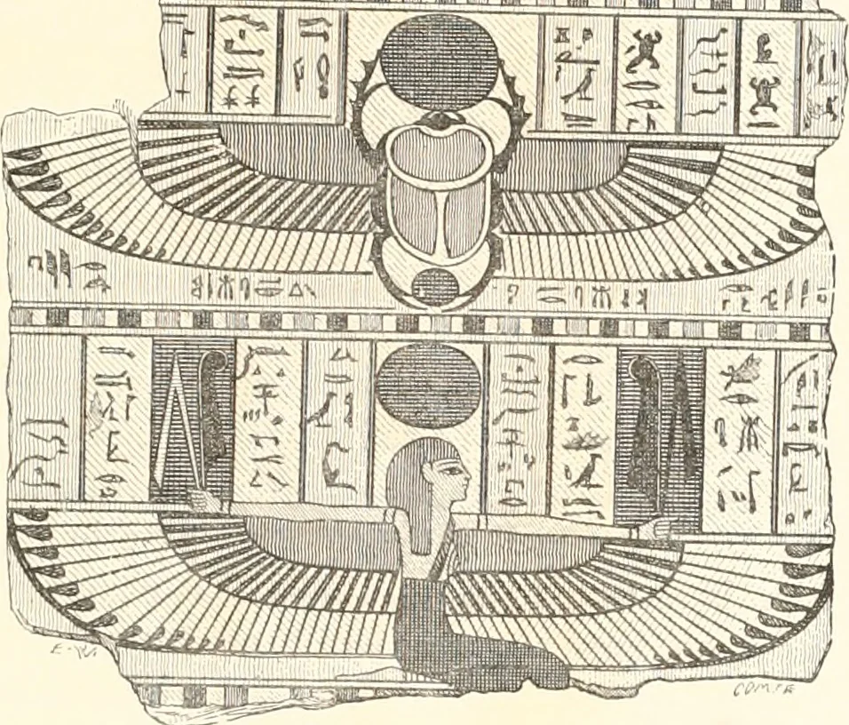 An illustration from A history of art in ancient Egypt, 1883, leaf 396