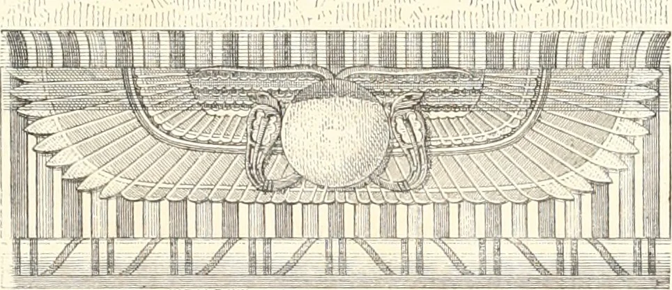 An illustration from A history of art in ancient Egypt, 1883, leaf 396