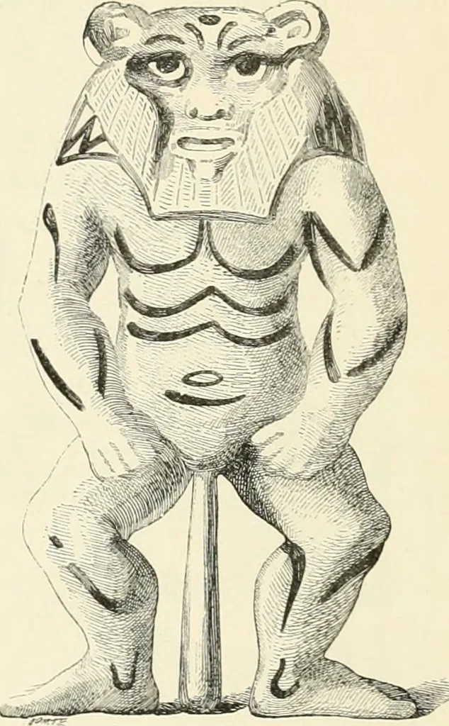 An illustration from A history of art in ancient Egypt, 1883, leaf 405