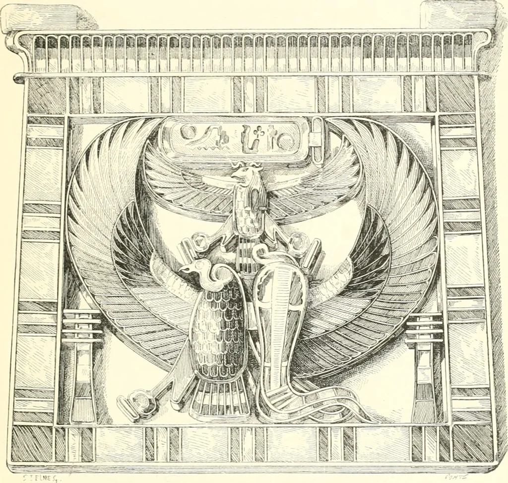 An illustration from A history of art in ancient Egypt, 1883, leaf 416