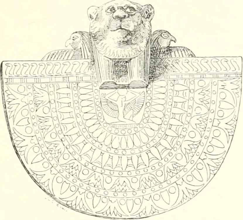 An illustration from A history of art in ancient Egypt, 1883, leaf 418
