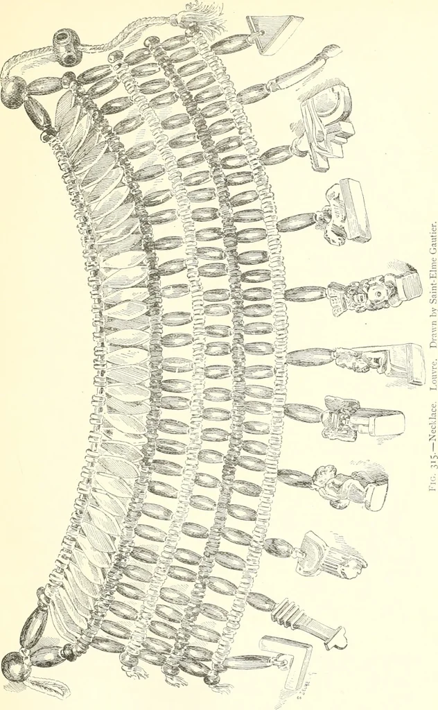 An illustration from A history of art in ancient Egypt, 1883, leaf 420