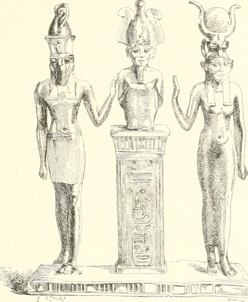 An illustration from A history of art in ancient Egypt, 1883, leaf 422