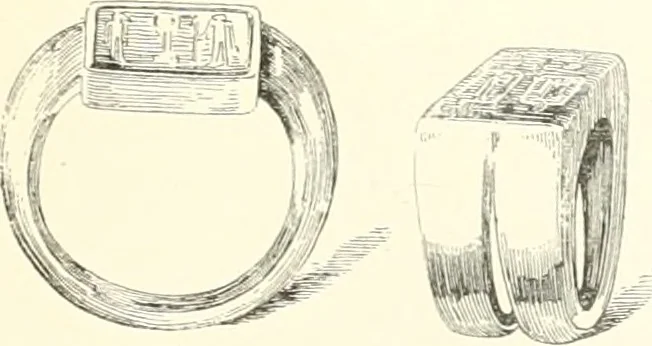 An illustration from A history of art in ancient Egypt, 1883, leaf 422