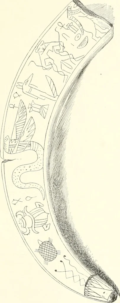 An illustration from A history of art in ancient Egypt, 1883, leaf 426