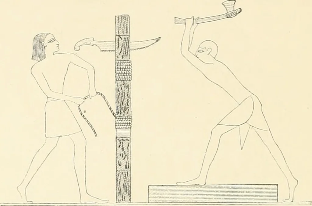 An illustration from A history of art in ancient Egypt, 1883, leaf 427