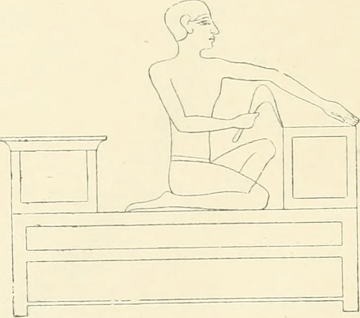 An illustration from A history of art in ancient Egypt, 1883, leaf 427