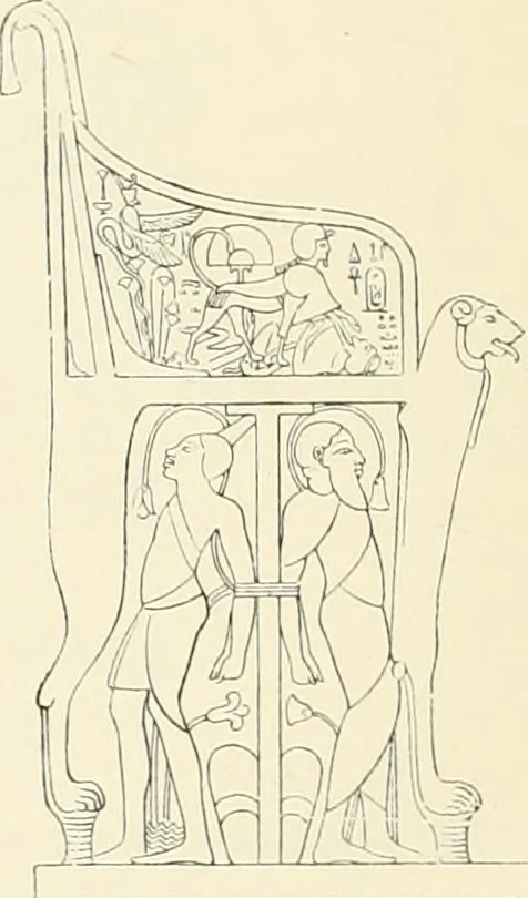 An illustration from A history of art in ancient Egypt, 1883, leaf 429