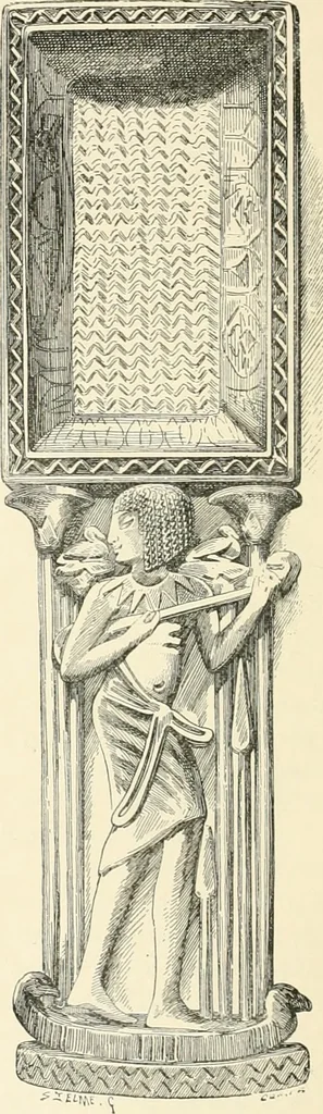 An illustration from A history of art in ancient Egypt, 1883, leaf 431