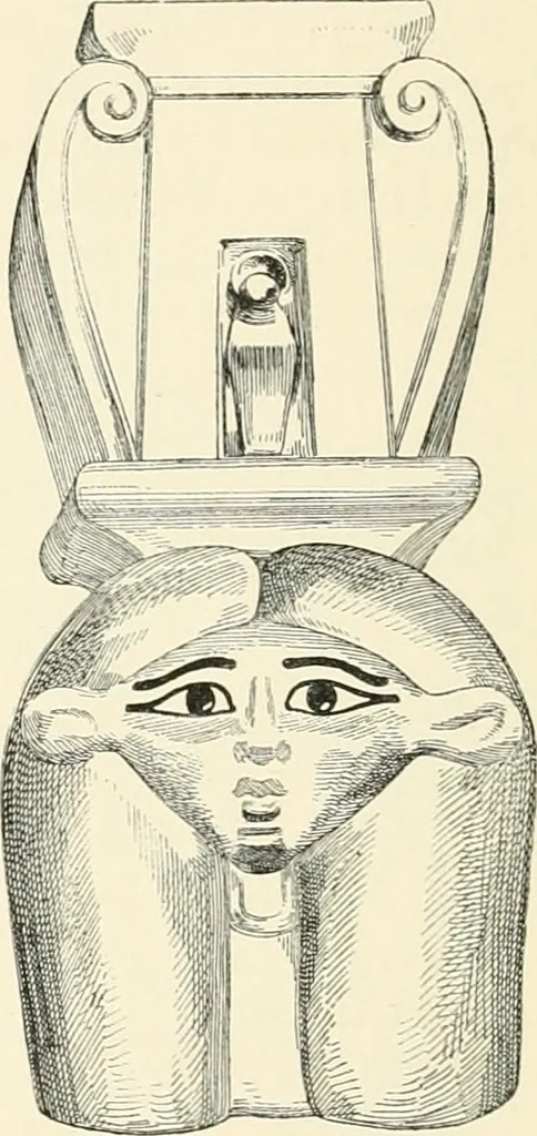 An illustration from A history of art in ancient Egypt, 1883, leaf 433