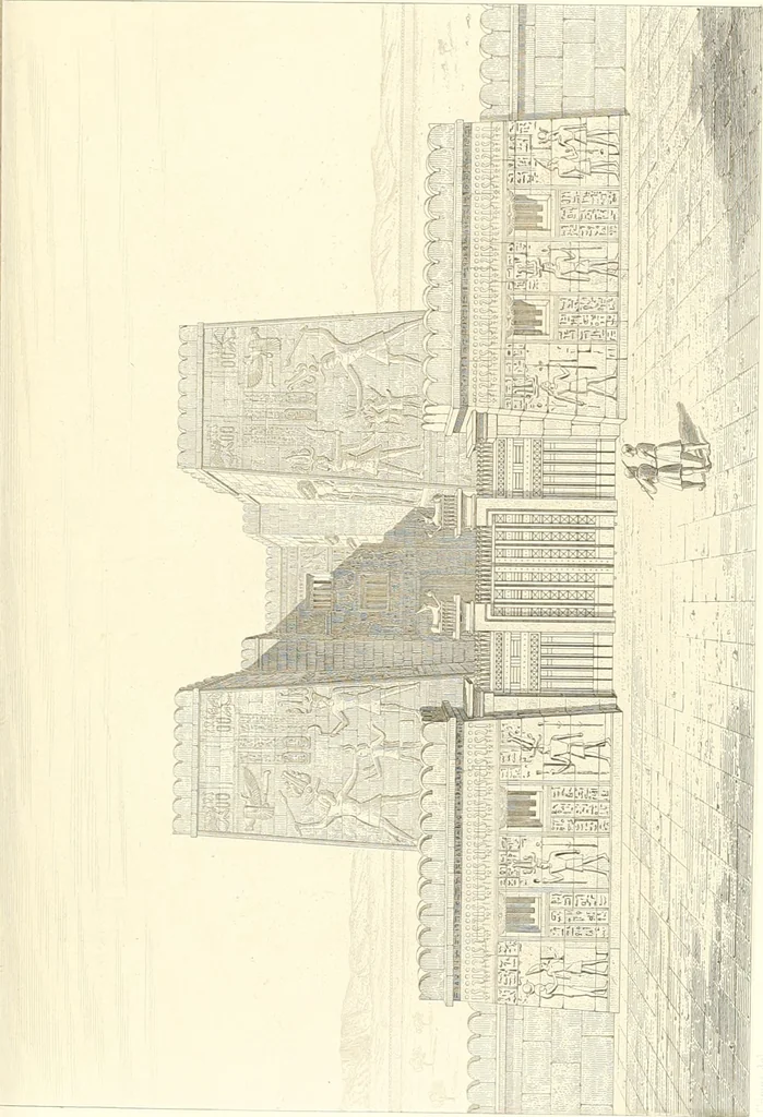 An illustration from A history of art in ancient Egypt, 1883, leaf 44