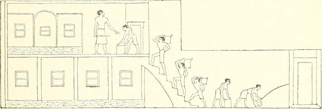 An illustration from A history of art in ancient Egypt, 1883, leaf 58