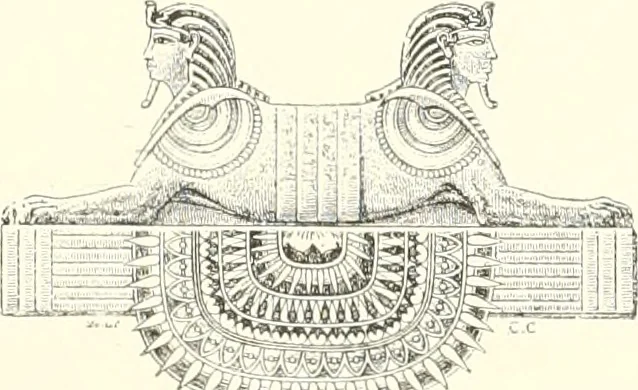 An illustration from A history of art in ancient Egypt, 1883, leaf 6