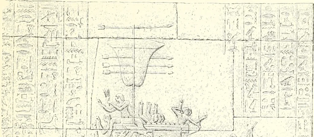 An illustration from A history of art in ancient Egypt, 1883, leaf 68