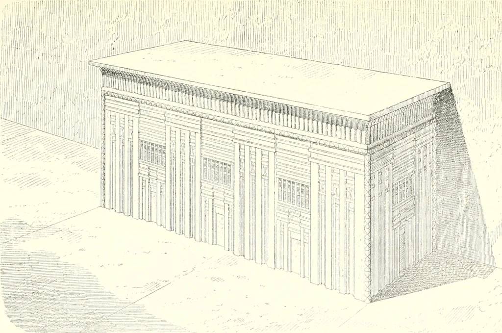 An illustration from A history of art in ancient Egypt, 1883, leaf 78