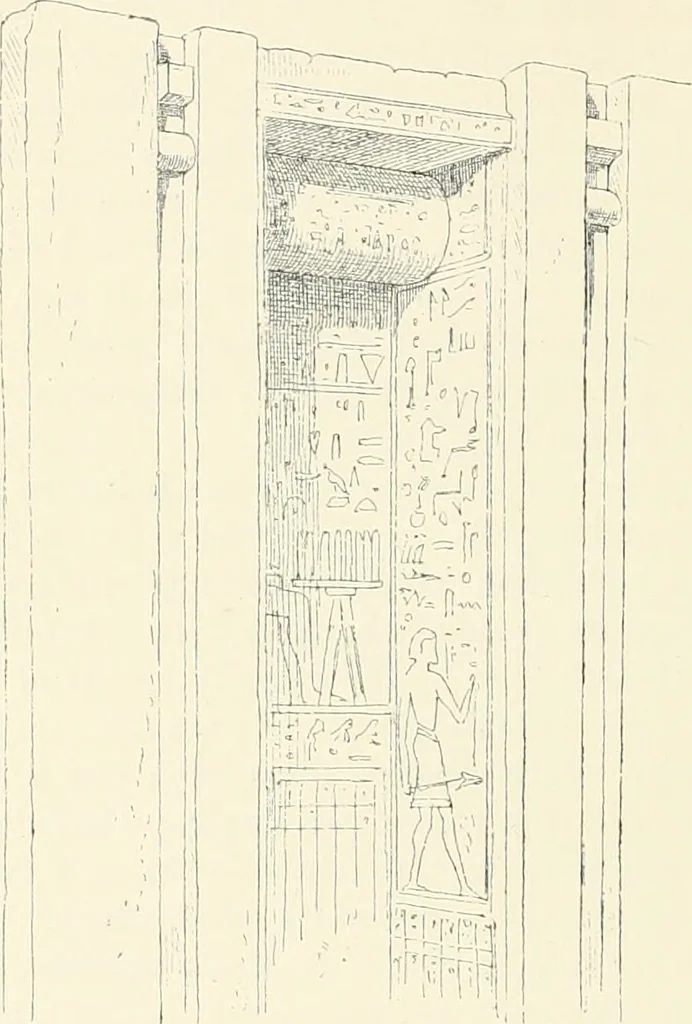 An illustration from A history of art in ancient Egypt, 1883, leaf 81