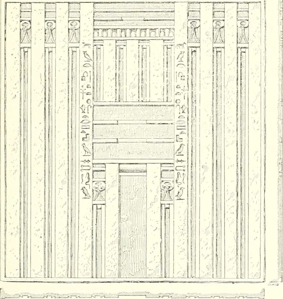 An illustration from A history of art in ancient Egypt, 1883, leaf 82