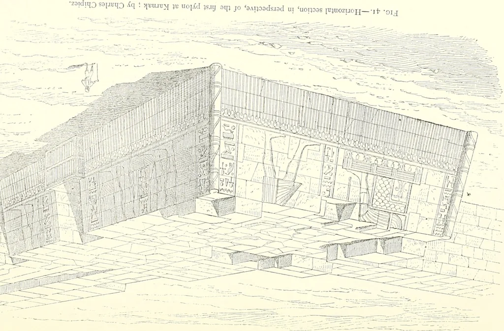 An illustration from A history of art in ancient Egypt, 1883, leaf 88