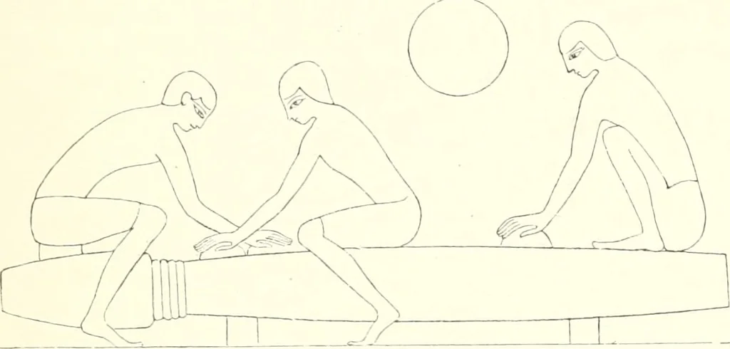 An illustration from A history of art in ancient Egypt, 1883, leaf 90