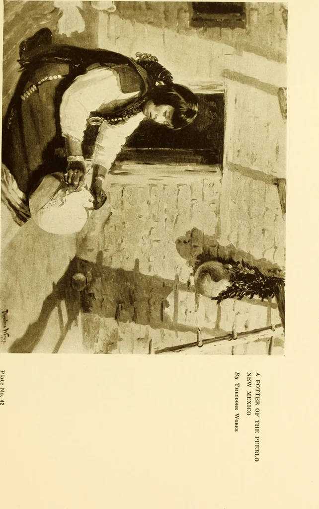 An illustration from Art in California : a survey of American art with special reference to Californian painting, sculpture and architecture past and present, particularly as those arts were represented at the Panama-Pacific International Exposition : being essays and articles by the following contributors, 1916, leaf 120