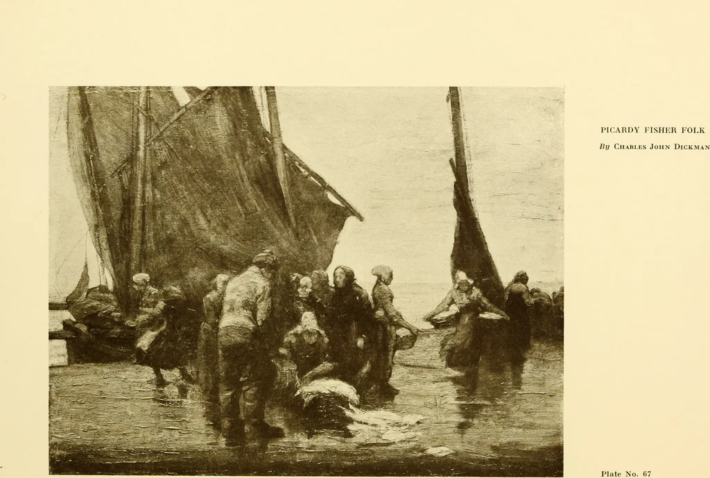 An illustration from Art in California : a survey of American art with special reference to Californian painting, sculpture and architecture past and present, particularly as those arts were represented at the Panama-Pacific International Exposition : being essays and articles by the following contributors, 1916, leaf 170