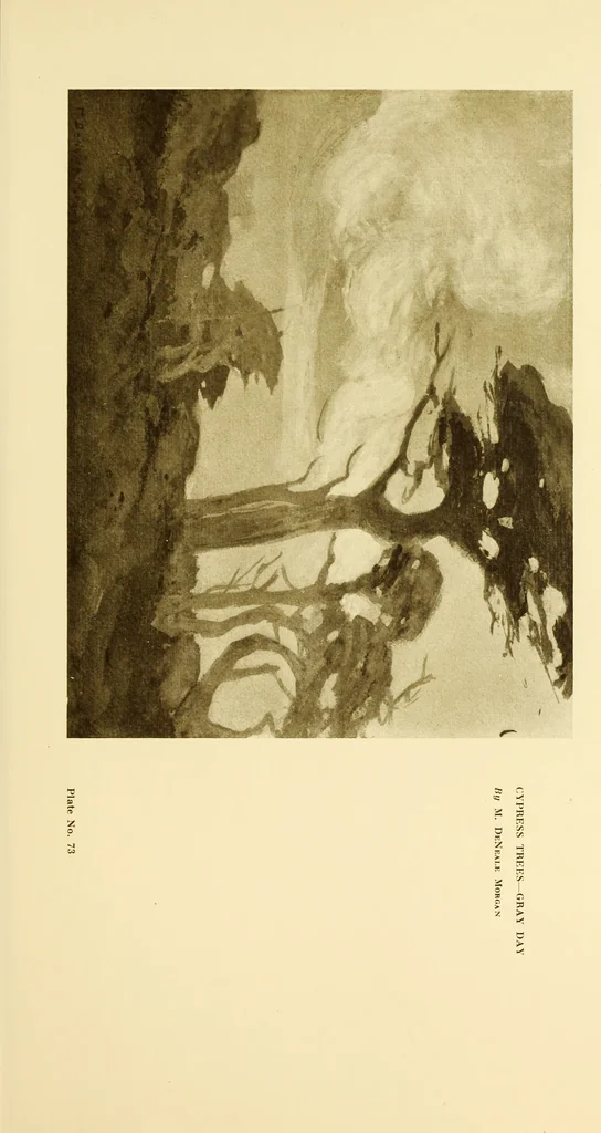 An illustration from Art in California : a survey of American art with special reference to Californian painting, sculpture and architecture past and present, particularly as those arts were represented at the Panama-Pacific International Exposition : being essays and articles by the following contributors, 1916, leaf 182