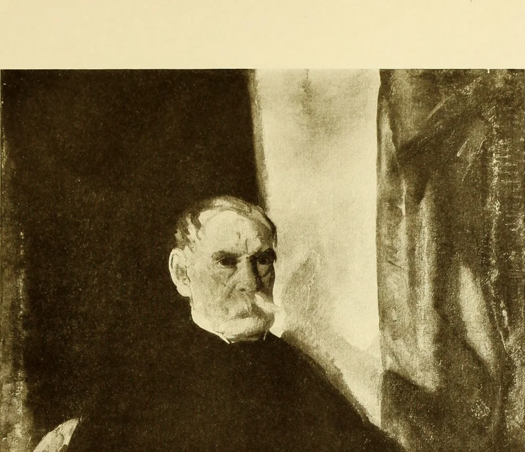 An illustration from Art in California : a survey of American art with special reference to Californian painting, sculpture and architecture past and present, particularly as those arts were represented at the Panama-Pacific International Exposition : being essays and articles by the following contributors, 1916, leaf 244