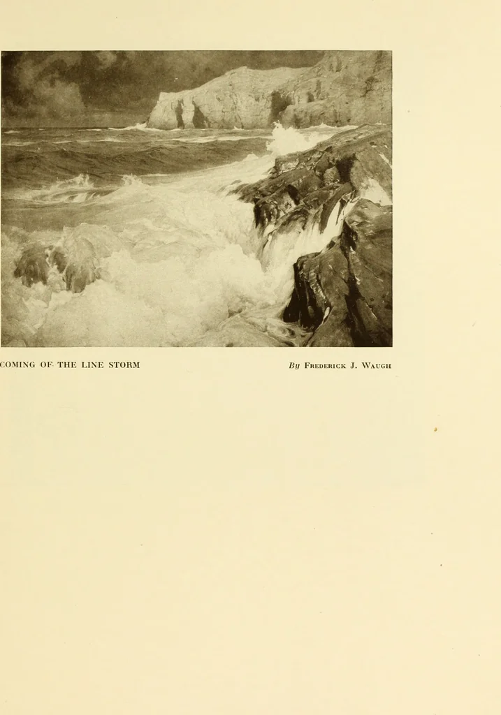 An illustration from Art in California : a survey of American art with special reference to Californian painting, sculpture and architecture past and present, particularly as those arts were represented at the Panama-Pacific International Exposition : being essays and articles by the following contributors, 1916, leaf 250