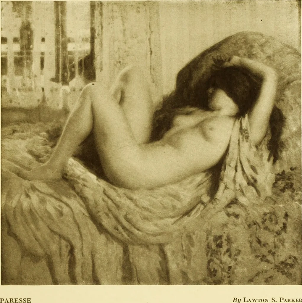 An illustration from Art in California : a survey of American art with special reference to Californian painting, sculpture and architecture past and present, particularly as those arts were represented at the Panama-Pacific International Exposition : being essays and articles by the following contributors, 1916, leaf 282