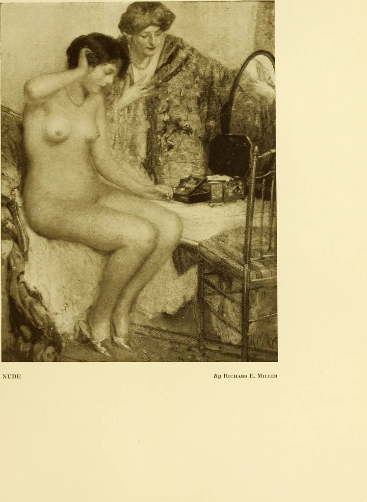 An illustration from Art in California : a survey of American art with special reference to Californian painting, sculpture and architecture past and present, particularly as those arts were represented at the Panama-Pacific International Exposition : being essays and articles by the following contributors, 1916, leaf 316