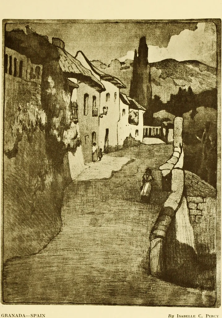 An illustration from Art in California : a survey of American art with special reference to Californian painting, sculpture and architecture past and present, particularly as those arts were represented at the Panama-Pacific International Exposition : being essays and articles by the following contributors, 1916, leaf 486