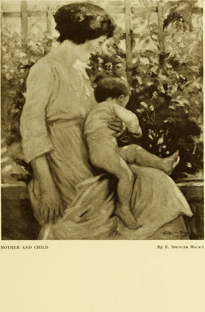 An illustration from Art in California : a survey of American art with special reference to Californian painting, sculpture and architecture past and present, particularly as those arts were represented at the Panama-Pacific International Exposition : being essays and articles by the following contributors, 1916, leaf 50