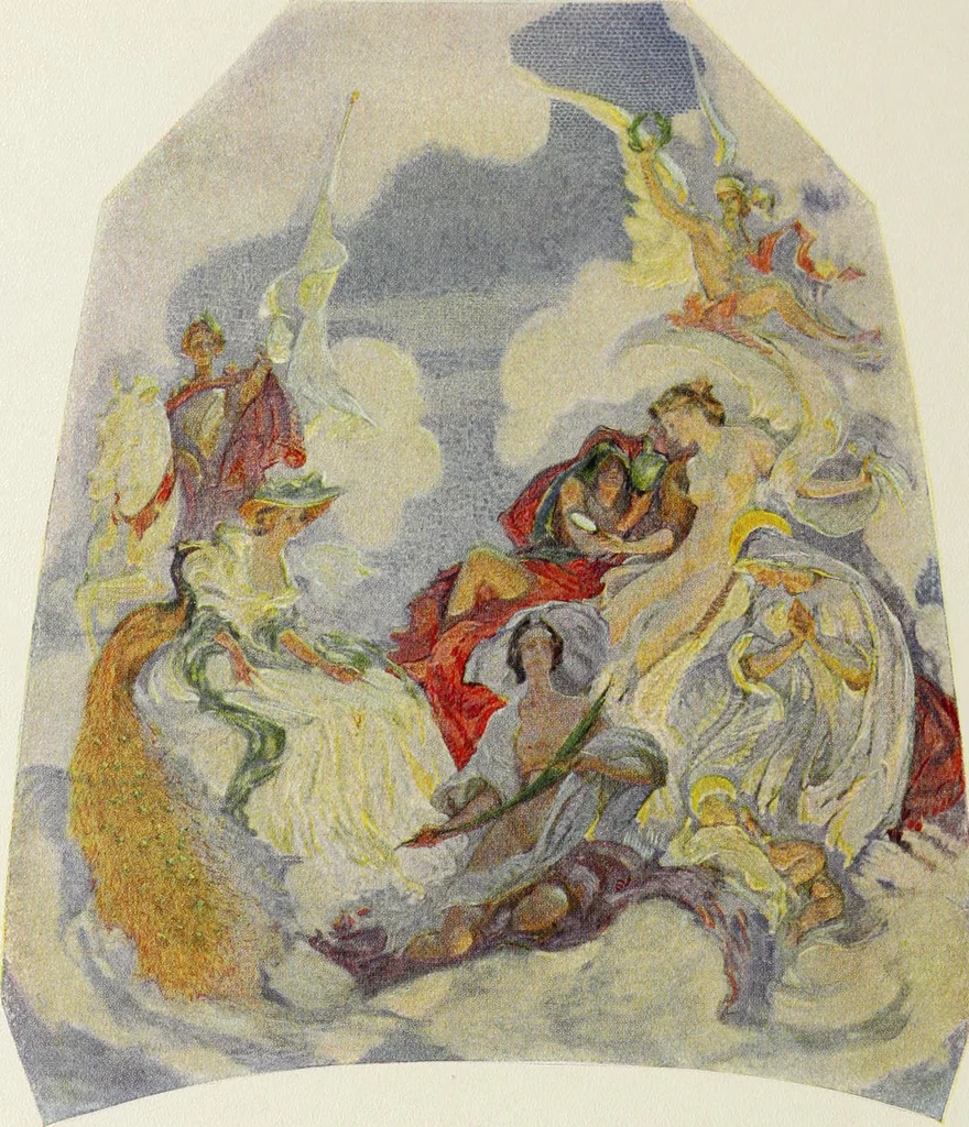 An illustration from Art in California : a survey of American art with special reference to Californian painting, sculpture and architecture past and present, particularly as those arts were represented at the Panama-Pacific International Exposition : being essays and articles by the following contributors, 1916, leaf 545