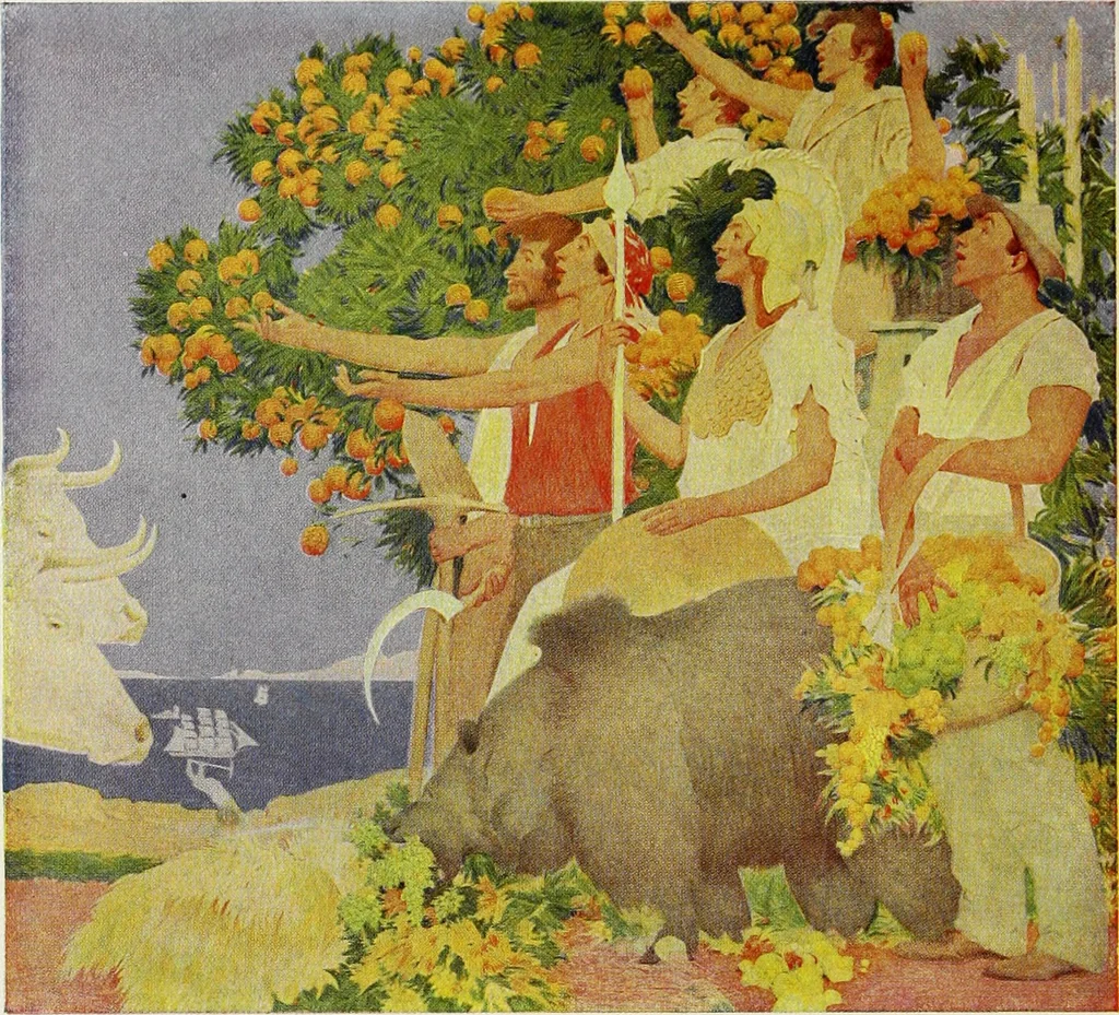 An illustration from Art in California : a survey of American art with special reference to Californian painting, sculpture and architecture past and present, particularly as those arts were represented at the Panama-Pacific International Exposition : being essays and articles by the following contributors, 1916, leaf 547