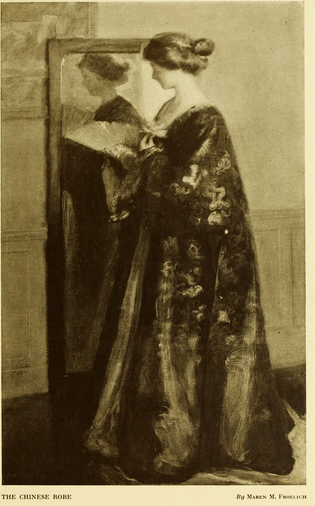 An illustration from Art in California : a survey of American art with special reference to Californian painting, sculpture and architecture past and present, particularly as those arts were represented at the Panama-Pacific International Exposition : being essays and articles by the following contributors, 1916, leaf 58