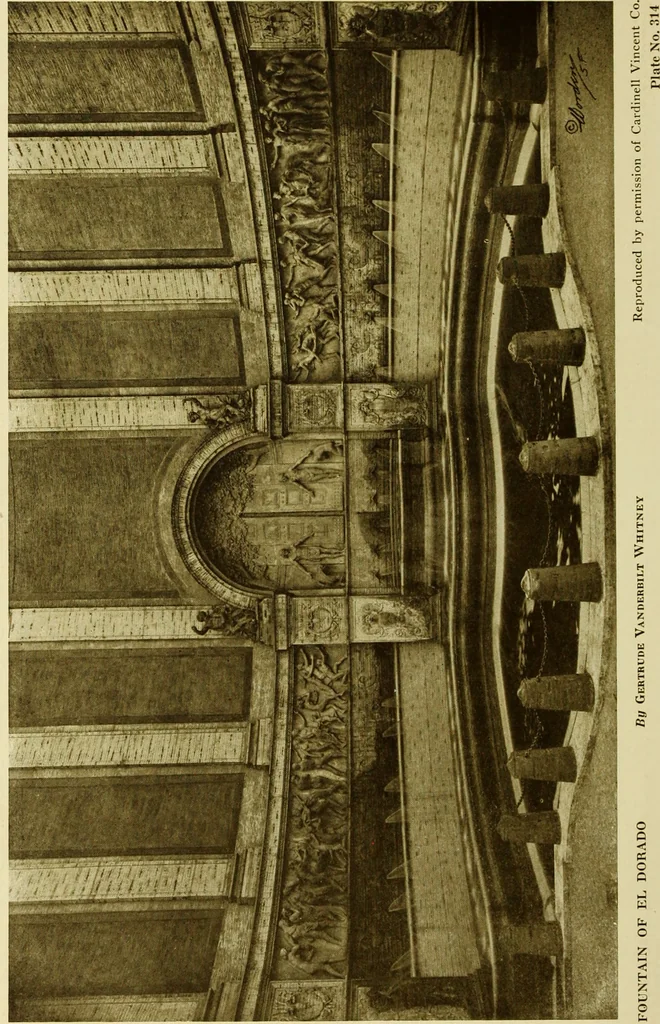 An illustration from Art in California : a survey of American art with special reference to Californian painting, sculpture and architecture past and present, particularly as those arts were represented at the Panama-Pacific International Exposition : being essays and articles by the following contributors, 1916, leaf 587