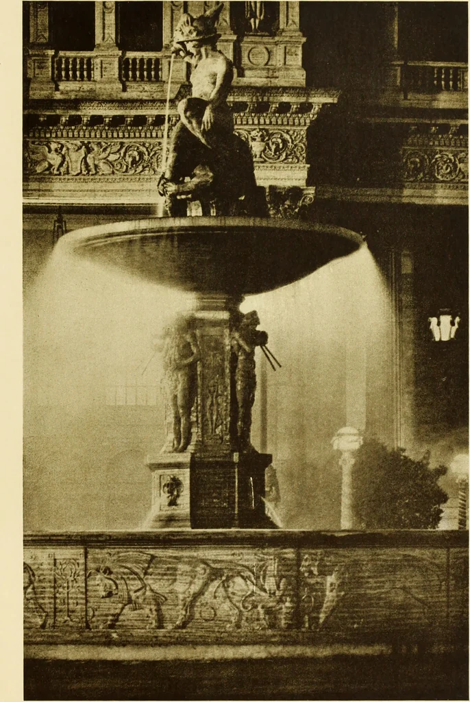 An illustration from Art in California : a survey of American art with special reference to Californian painting, sculpture and architecture past and present, particularly as those arts were represented at the Panama-Pacific International Exposition : being essays and articles by the following contributors, 1916, leaf 588