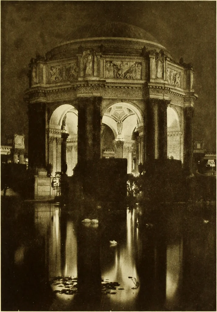 An illustration from Art in California : a survey of American art with special reference to Californian painting, sculpture and architecture past and present, particularly as those arts were represented at the Panama-Pacific International Exposition : being essays and articles by the following contributors, 1916, leaf 606