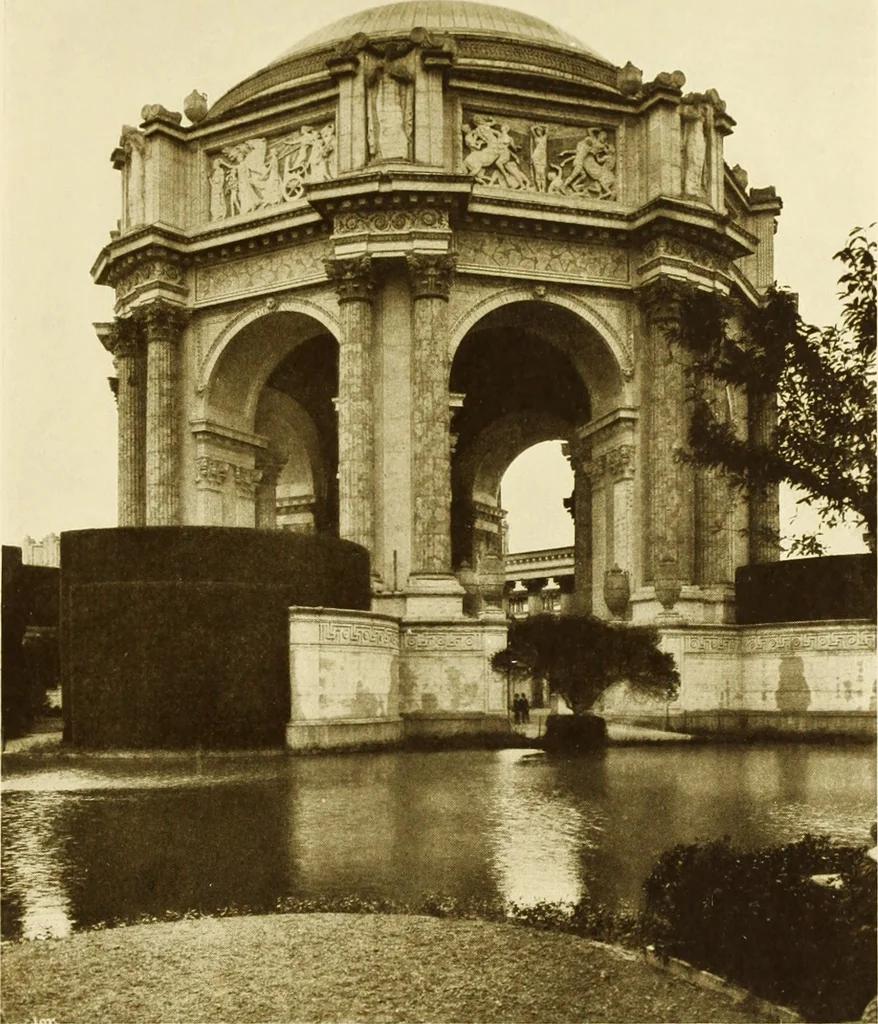 An illustration from Art in California : a survey of American art with special reference to Californian painting, sculpture and architecture past and present, particularly as those arts were represented at the Panama-Pacific International Exposition : being essays and articles by the following contributors, 1916, leaf 618