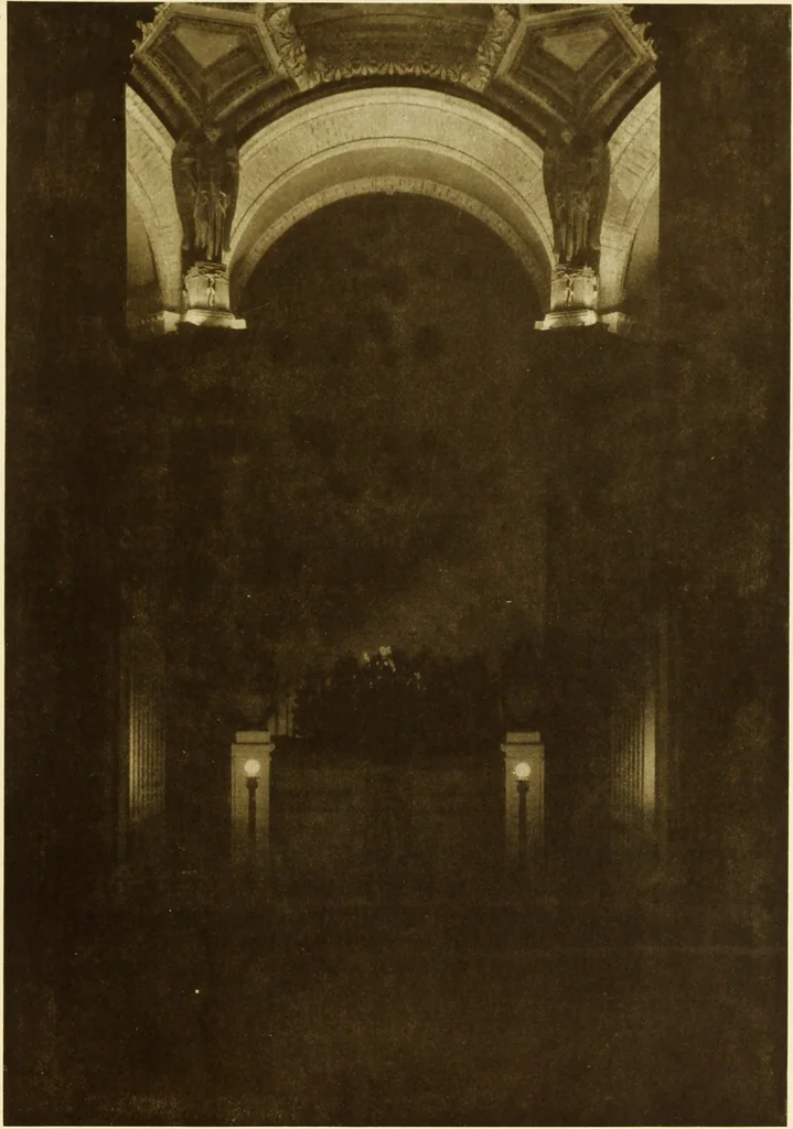 An illustration from Art in California : a survey of American art with special reference to Californian painting, sculpture and architecture past and present, particularly as those arts were represented at the Panama-Pacific International Exposition : being essays and articles by the following contributors, 1916, leaf 626