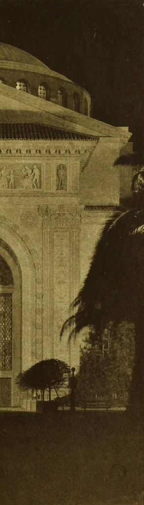 An illustration from Art in California : a survey of American art with special reference to Californian painting, sculpture and architecture past and present, particularly as those arts were represented at the Panama-Pacific International Exposition : being essays and articles by the following contributors, 1916, leaf 634