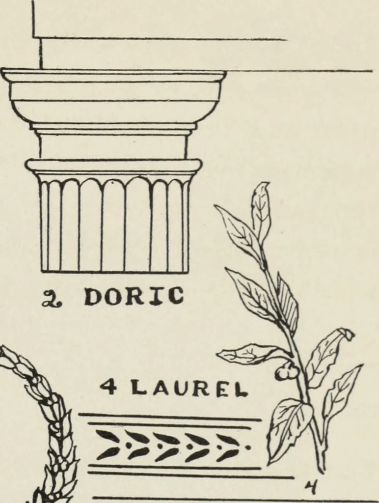 An illustration from Art in costume design; practical suggestions for those interested in art, sewing, history and literature, 1920, leaf 70