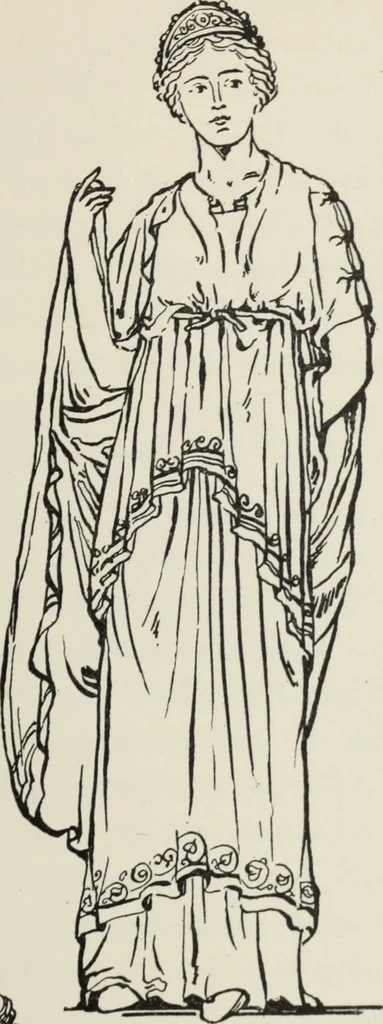 An illustration from Art in costume design; practical suggestions for those interested in art, sewing, history and literature, 1920, leaf 80