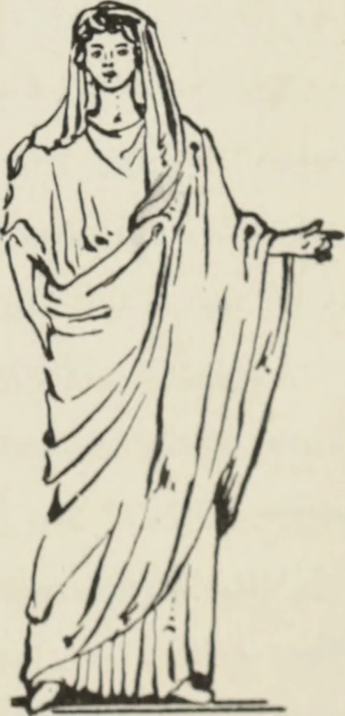 An illustration from Art in costume design; practical suggestions for those interested in art, sewing, history and literature, 1920, leaf 80
