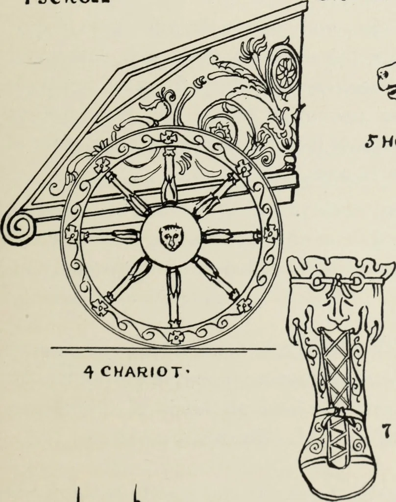 An illustration from Art in costume design; practical suggestions for those interested in art, sewing, history and literature, 1920, leaf 84