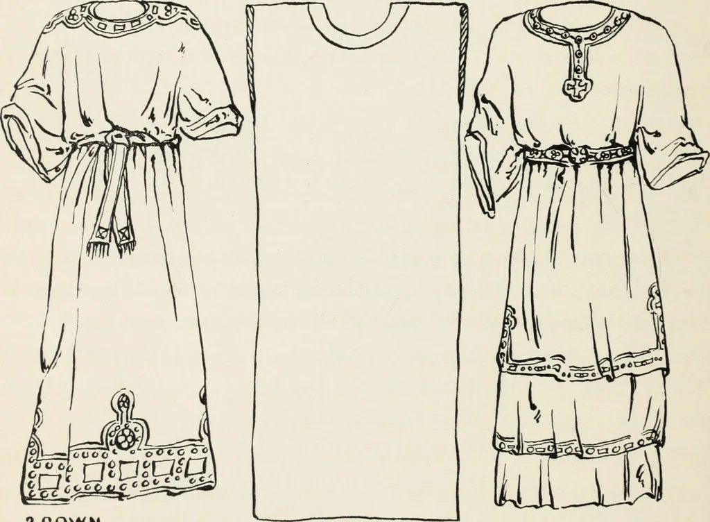 An illustration from Art in costume design; practical suggestions for those interested in art, sewing, history and literature, 1920, leaf 91