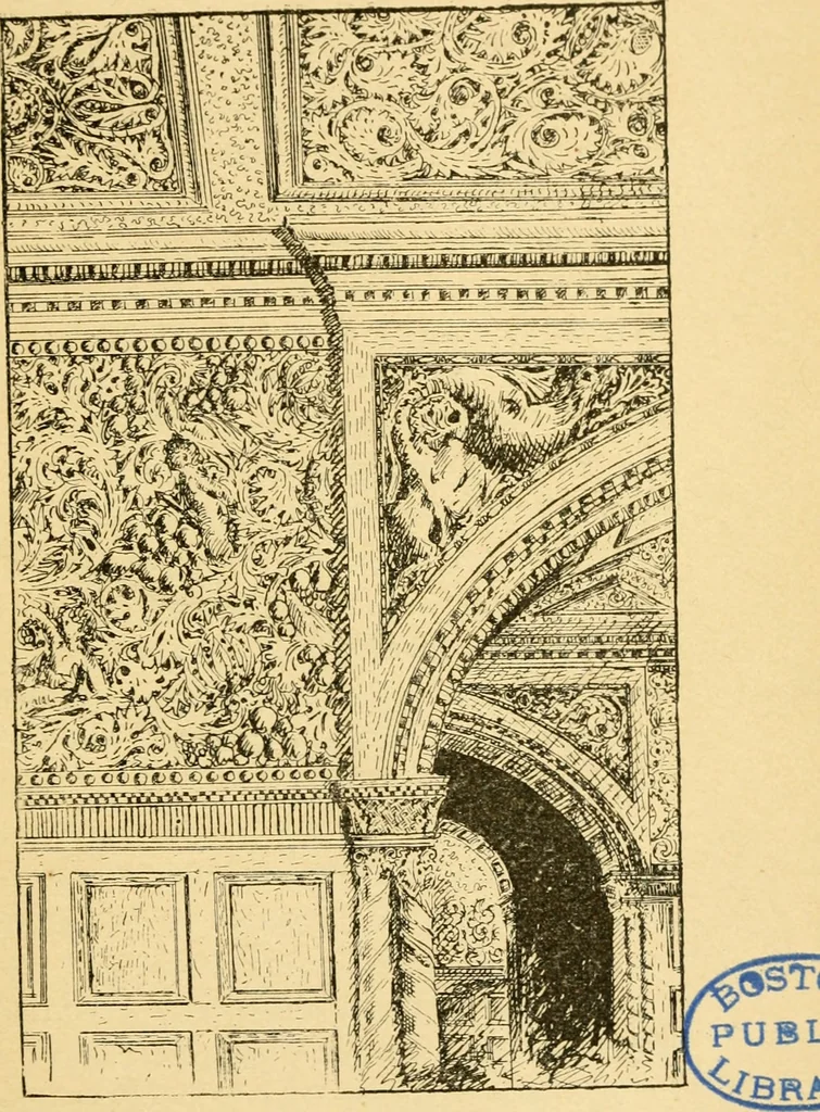 An illustration from Art in decoration; some modern examples with illustrations, 1889, leaf 28